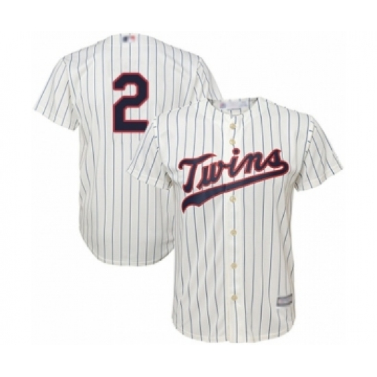 Youth Minnesota Twins 2 Luis Arraez Authentic Cream Alternate Cool Base Baseball Player Jersey