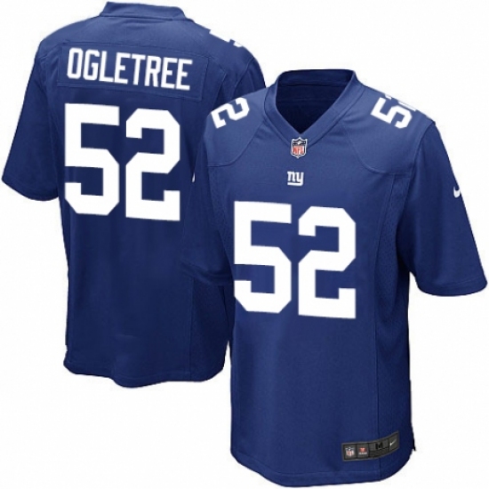 Men's Nike New York Giants 52 Alec Ogletree Game Royal Blue Team Color NFL Jersey