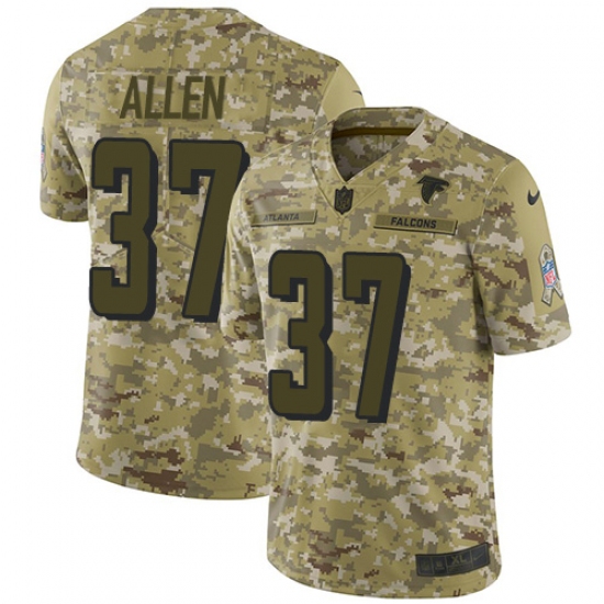 Youth Nike Atlanta Falcons 37 Ricardo Allen Limited Camo 2018 Salute to Service NFL Jersey