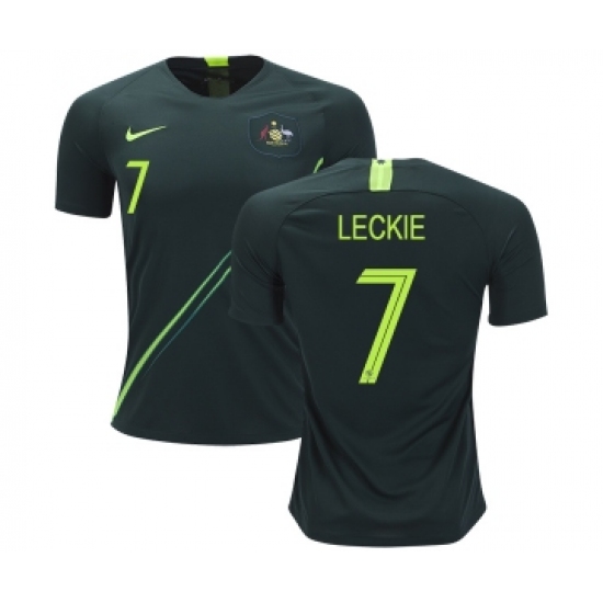 Australia 7 Leckie Away Soccer Country Jersey