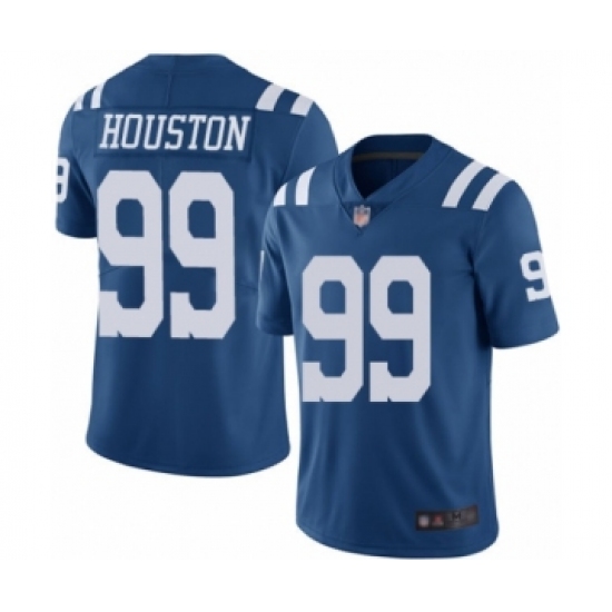 Youth Indianapolis Colts 99 Justin Houston Limited Royal Blue Rush Vapor Untouchable Football Jersey