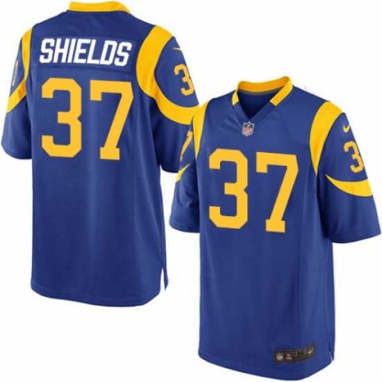 Men's Nike Los Angeles Rams 37 Sam Shields Game Royal Blue Alternate NFL Jersey