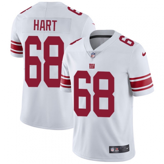 Youth Nike New York Giants 68 Bobby Hart White Vapor Untouchable Elite Player NFL Jersey
