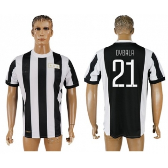 Juventus 21 Dybala 120th Anniversary Soccer Club Jersey