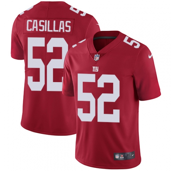 Youth Nike New York Giants 52 Jonathan Casillas Elite Red Alternate NFL Jersey