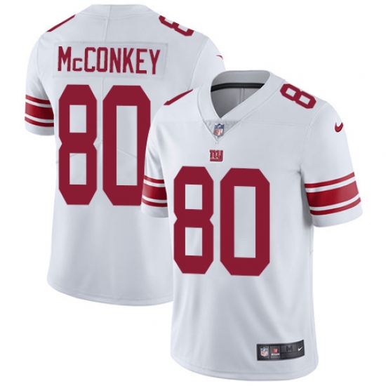 Youth Nike New York Giants 80 Phil McConkey White Vapor Untouchable Limited Player NFL Jersey