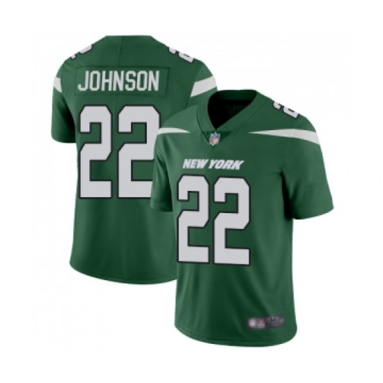 Youth New York Jets 22 Trumaine Johnson Green Team Color Vapor Untouchable Limited Player Football Jersey