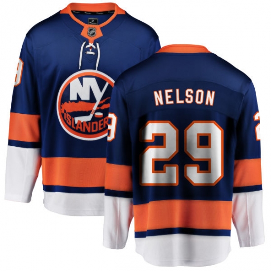 Youth New York Islanders 29 Brock Nelson Fanatics Branded Royal Blue Home Breakaway NHL Jersey