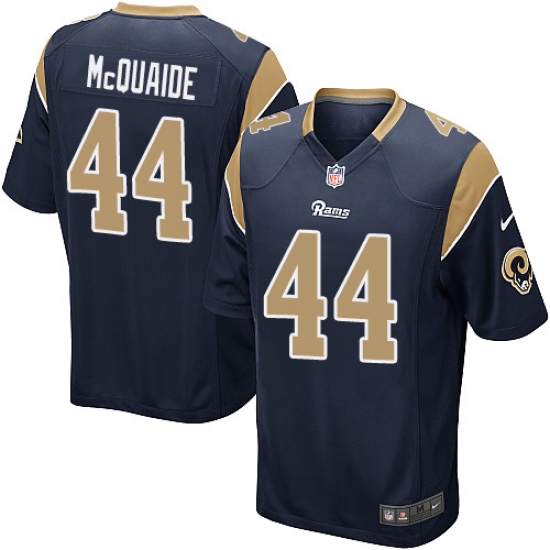 Men's Nike Los Angeles Rams 44 Jacob McQuaide Game Navy Blue Team Color NFL Jersey