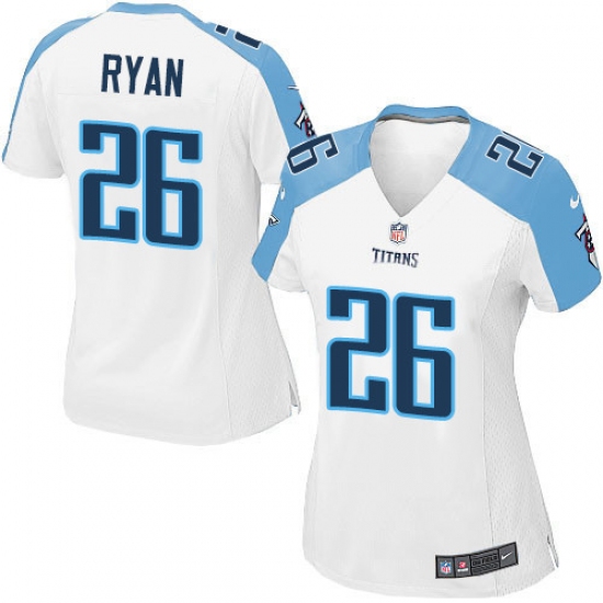 Women's Nike Tennessee Titans 26 Logan Ryan Game White NFL Jersey