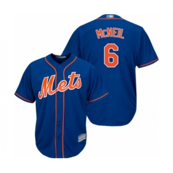 Youth New York Mets 6 Jeff McNeil Authentic Royal Blue Alternate Home Cool Base Baseball Jersey