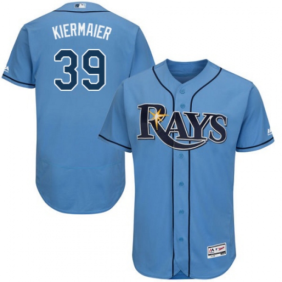 Men's Majestic Tampa Bay Rays 39 Kevin Kiermaier Alternate Columbia Flexbase Authentic Collection MLB Jersey