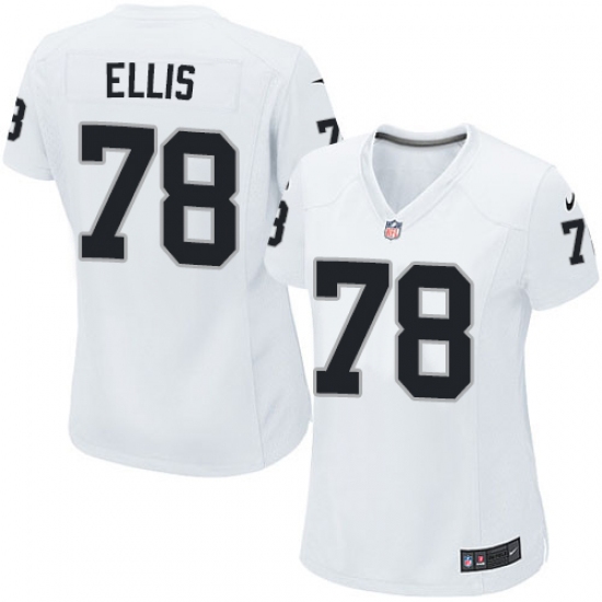 Women's Nike Oakland Raiders 78 Justin Ellis Game White NFL Jersey