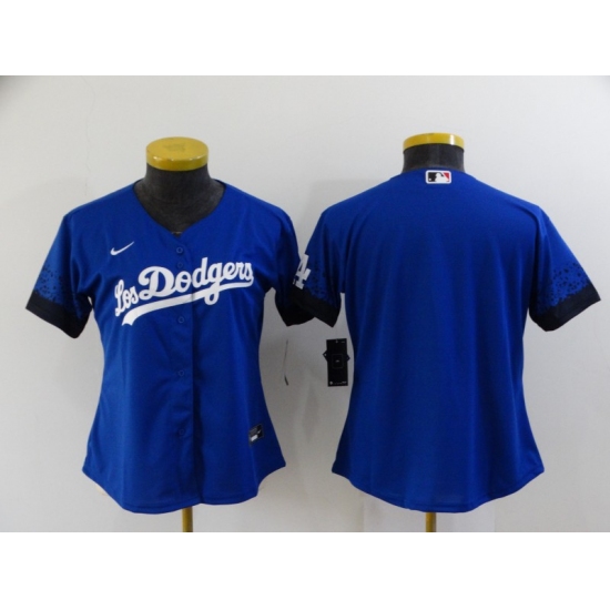 Women's Nike Los Angeles Dodgers Blank Blue City Player Jersey