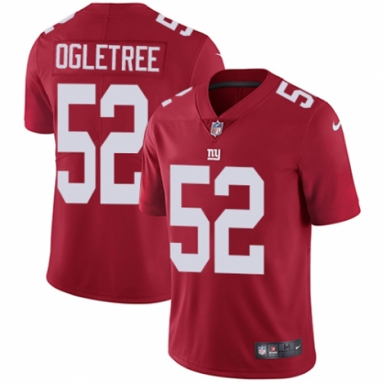 Youth Nike New York Giants 52 Alec Ogletree Red Alternate Vapor Untouchable Elite Player NFL Jersey