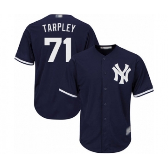 Youth New York Yankees 71 Stephen Tarpley Authentic Navy Blue Alternate Baseball Player Jersey