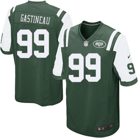 Men's Nike New York Jets 99 Mark Gastineau Game Green Team Color NFL Jersey