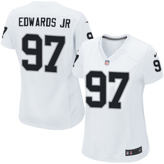 Women's Nike Oakland Raiders 97 Mario Edwards Jr Game White NFL Jersey