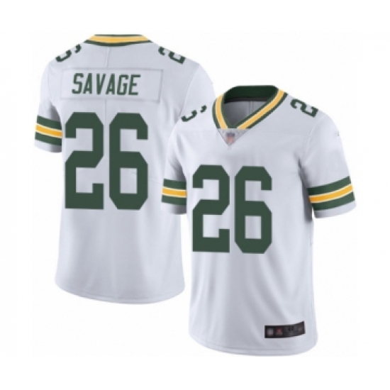 Youth Green Bay Packers 26 Darnell Savage Jr. White Vapor Untouchable Limited Player Football Jerseys