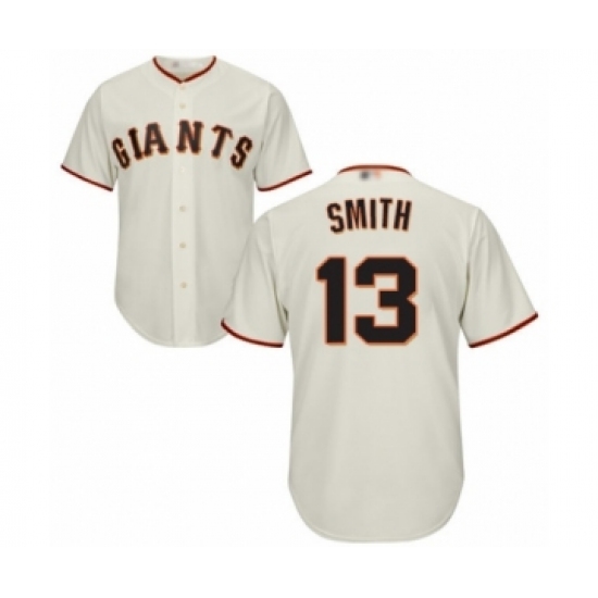 Youth San Francisco Giants 13 Will Smith Authentic Cream Home Cool Base Baseball Jersey
