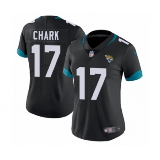Women's Nike Jacksonville Jaguars 17 DJ Chark Teal Green Team Color Vapor Untouchable Limited Player NFL Jersey