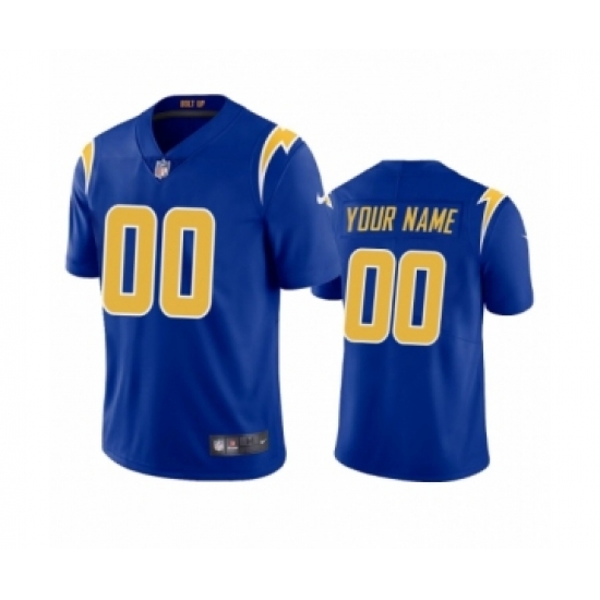 Los Angeles Chargers Custom Royal 2020 2nd Alternate Vapor Limited Jersey