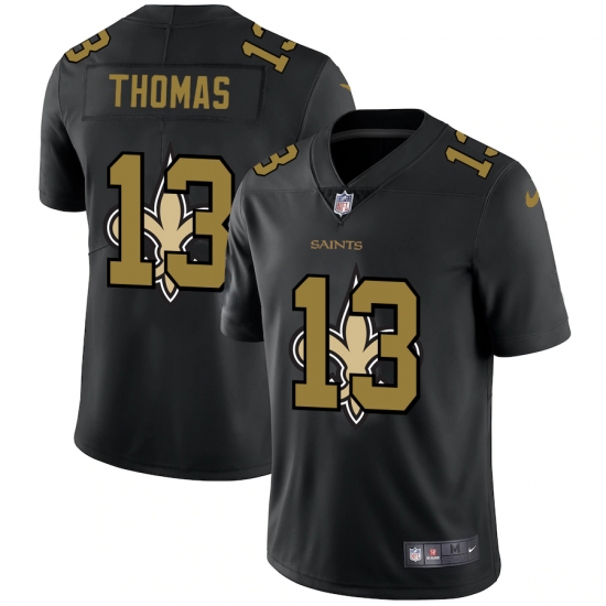 Men's New Orleans Saints 13 Michael Thomas Black Nike Black Shadow Edition Limited Jersey