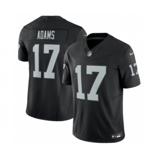Men's Las Vegas Raiders 17 Davante Adams Black 2023 F.U.S.E Vapor Untouchable Stitched Football Jersey