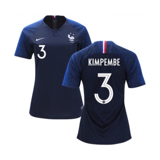 Women's France 3 Kimpembe Home Soccer Country Jersey