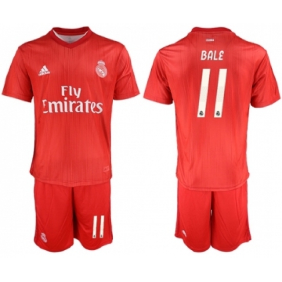 Real Madrid 11 Bale Third Soccer Club Jersey