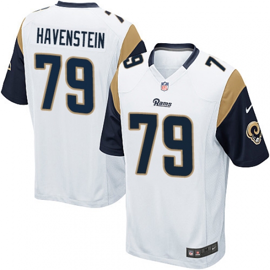 Men's Nike Los Angeles Rams 79 Rob Havenstein Game White NFL Jersey