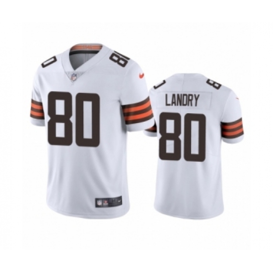 Cleveland Browns 80 Jarvis Landry White 2020 Vapor Limited Jersey