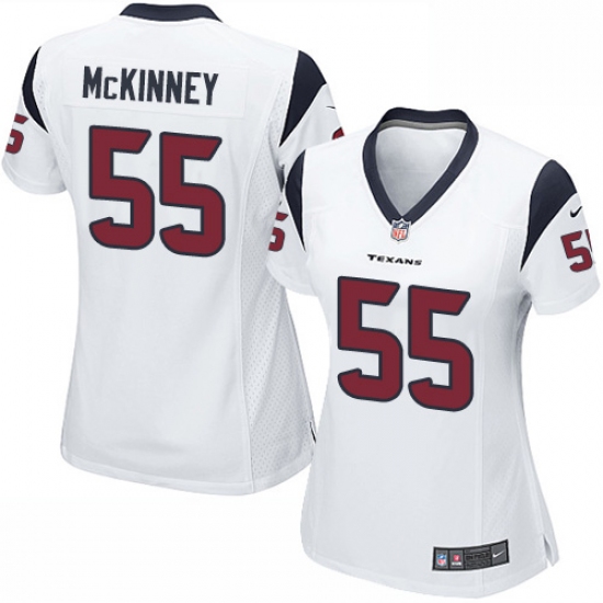 Women's Nike Houston Texans 55 Benardrick McKinney Game White NFL Jersey