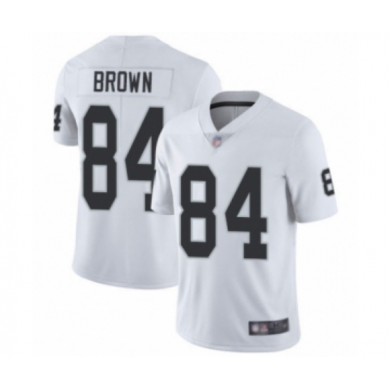 Youth Oakland Raiders 84 Antonio Brown White Vapor Untouchable Limited Player Football Jersey