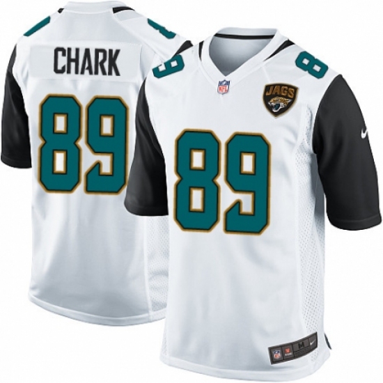 Men's Nike Jacksonville Jaguars 89 DJ Chark Game White NFL Jersey