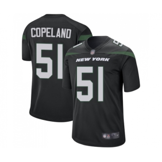 Men's New York Jets 51 Brandon Copeland Game Black Alternate Football Jersey