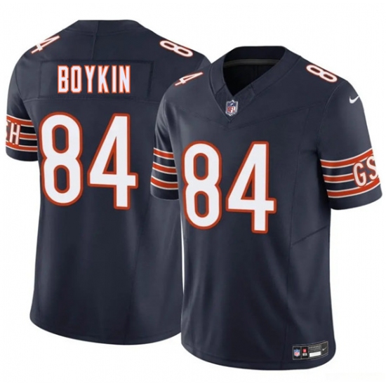 Men's Chicago Bears 84 Miles Boykin Navy 2025 F.U.S.E. Vapor Untouchable Limited Football Stitched Jersey