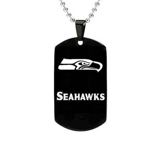 Baltimore Ravens NFL Necklace Logo Fans for men stainless steel titanium silver Black Dog tag Military tag pendant