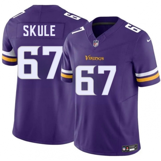 Men's Minnesota Vikings 67 Justin Skule Purple 2025 F.U.S.E. Vapor Untouchable Limited Football Stitched Jersey