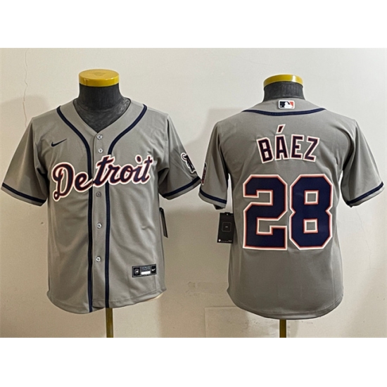 Youth Detroit Tigers 28 Javier B