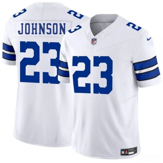 Men's Dallas Cowboys 23 Buddy Johnson White 2025 F.U.S.E. Vapor Untouchable Limited Football Stitched Jersey