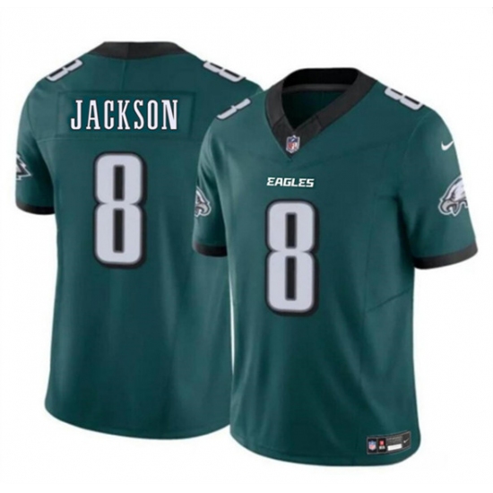 Men's Philadelphia Eagles 8 Adoree' Jackson Green 2024 New F.U.S.E. Vapor Untouchable Limited Football Stitched Jersey