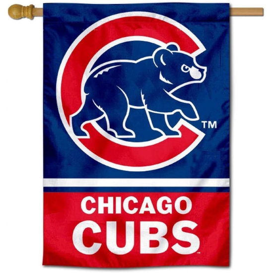 2Pcs WinCraft Chicago Baseball Two Sided House Flag