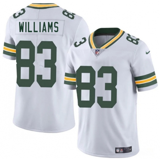 Men's Green Bay Packers 83 Savion Williams White 2025 Draft Vapor Untouchable Limited Football Stitched Jersey