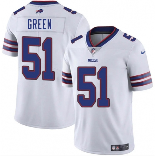 Men's Buffalo Bills 51 Kendrick Green White 2025 Vapor Untouchable Limited Football Stitched Jersey
