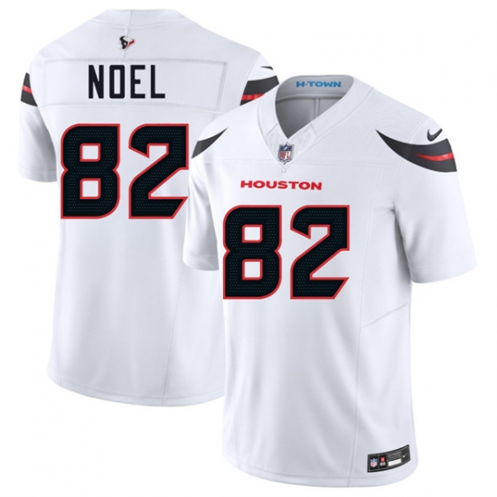 Men's Houston Texans 82 Jaylin Noel White 2025 Draft Vapor F.U.S.E. Limited Football Stitched Jersey