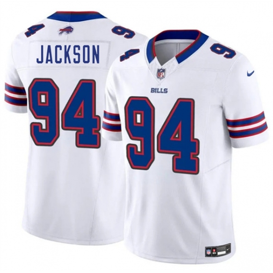 Men's Buffalo Bills 94 Maxwell Hairston White 2025 Draft F.U.S.E. Vapor Untouchable Limited Football Stitched Jersey