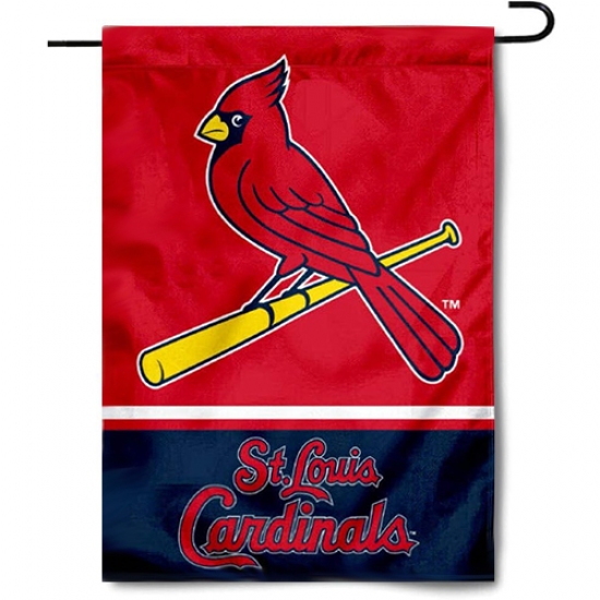 2Pcs WinCraft St. Louis Cardinals Double Sided Garden Flag