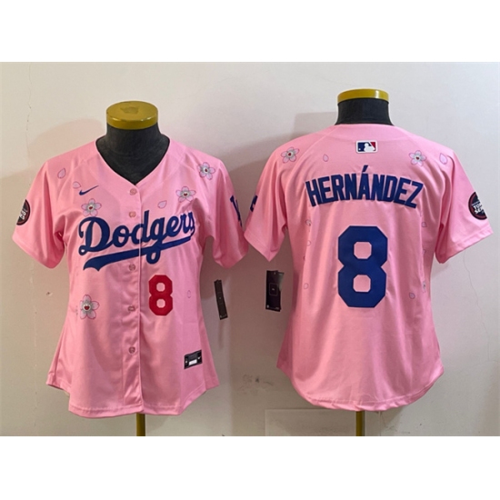 Youth Los Angeles Dodgers 8 Enrique Hern