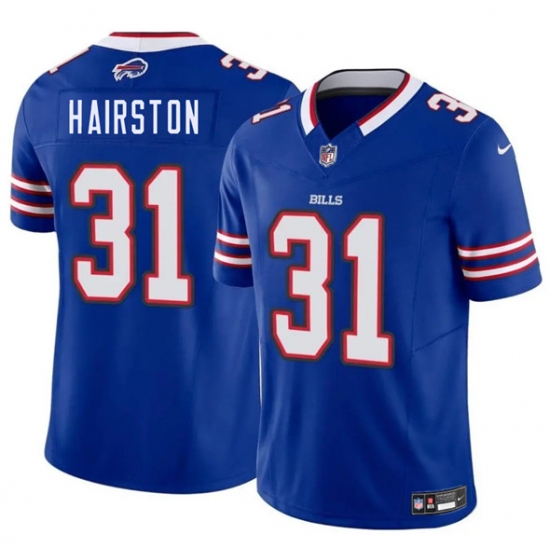 Men's Buffalo Bills 31 Maxwell Hairston Blue 2025 Draft F.U.S.E. Vapor Untouchable Limited Football Stitched Jersey